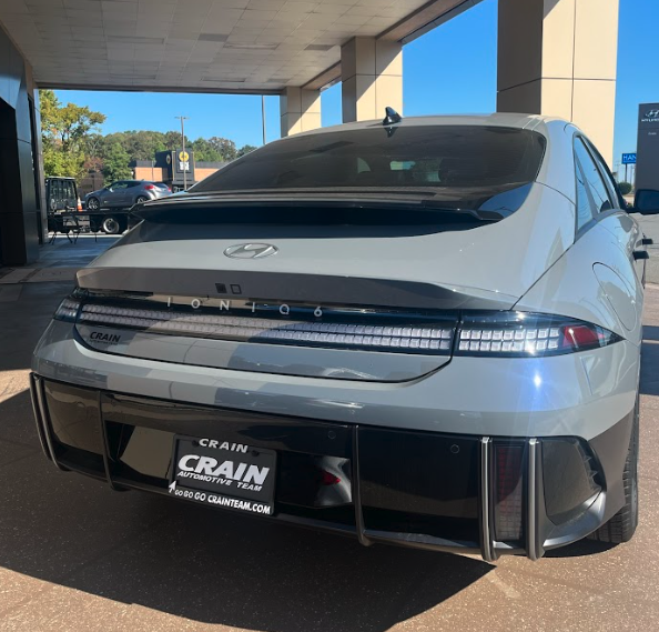 The award-winning Hyundai Ioniq 6 at Crain Hyundai of North Little Rock